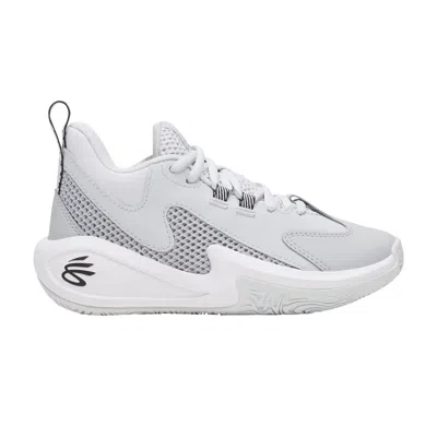Pre-owned Under Armour Curry 3zer0 25 Sde Ps 'halo Grey' | Kid's Size 11.5 In Gray