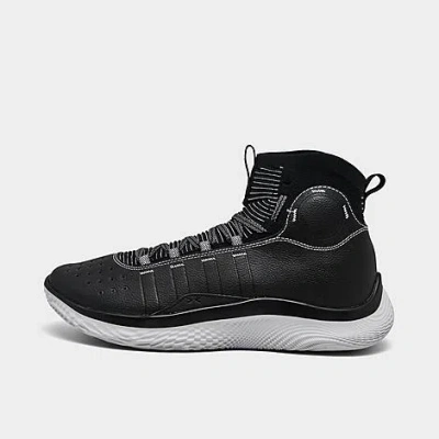 Under Armour Curry 4 Flotro Basketball Shoes In Black/halo Grey/white