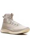 Under Armour Curry 4 Flotro "sandstorm/halo Grey" Sneakers In Multi