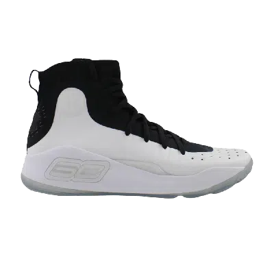 Pre-owned Under Armour Curry 4 Mid Gs 'black White'