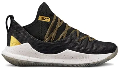 Pre-owned Under Armour Curry 5 Championship Pack Sneakers In Black/metallic Gold/white
