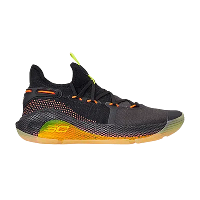 Pre-owned Under Armour Curry 6 Gs 'fox Theater' In Black