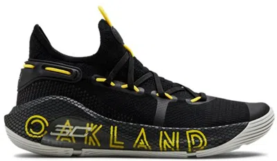 Pre-owned Under Armour Curry 6 Thank You Oakland Sneakers In Black/elemental