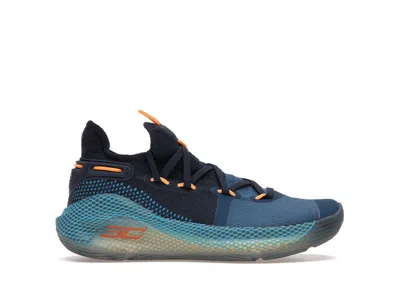Pre-owned Under Armour Curry 6 Underrated Sneakers In Academy/mango/team Orange