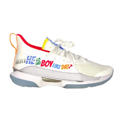 Pre-owned Under Armour Curry 7 'famous Los' Pe In White