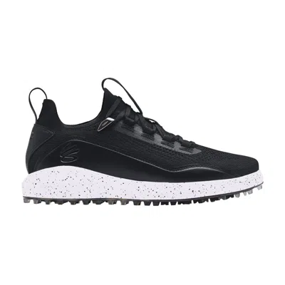 Pre-owned Under Armour Curry 8 Spikeless Golf 'black White'