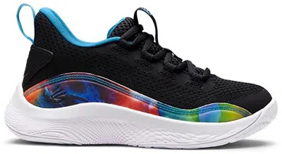 Pre-owned Under Armour Curry 8 Tie Dye Sneakers In Black/white