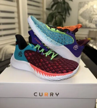 Pre-owned Under Armour Curry 9 What The Dell Wtd Size 12.5 Unreleased 100% Authentic In Multicolor