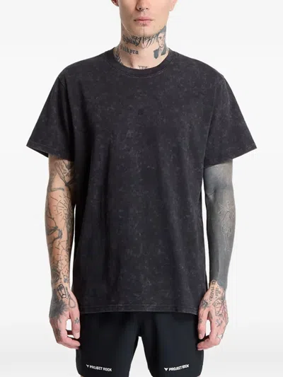 Under Armour Curry Acid-wash T-shirt In Black