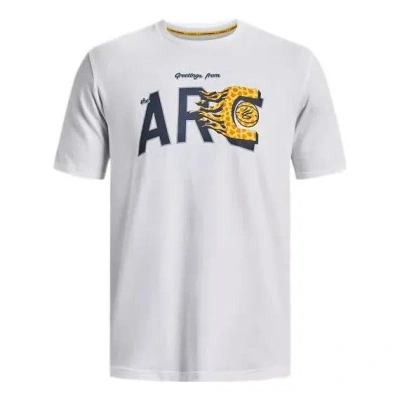 Under Armour Curry Arc Logo T-shirt 'white'