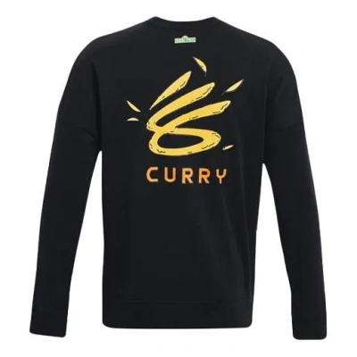 Under Armour Curry Big Bird Long Sleeve T-shirt 'black Yellow'