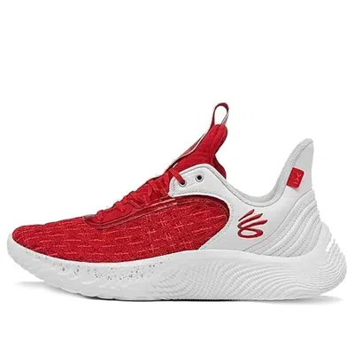 Under Armour Curry Flow 9 Low-top Sneakers In Red