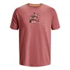 Under Armour Curry Comic Fill Short Sleeve T-shirt 'red Fusion' In Pink