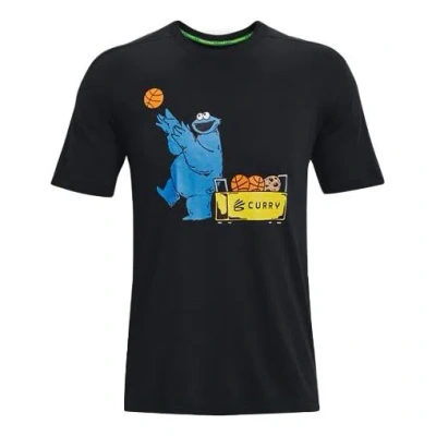 Under Armour Curry Cookie Monster T-shirt 'black'