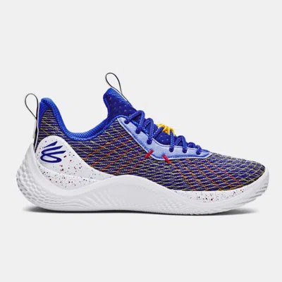 Pre-owned Under Armour Curry Flow 10 Basketball Shoes 'curry-fornia' (3026949-400) In Blue