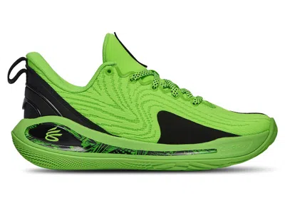 Pre-owned Under Armour Curry Flow 12 Extraterrestial Sneakers In Black/green