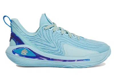 Pre-owned Under Armour Curry Flow 12 Pisces Sneakers In Stream/white