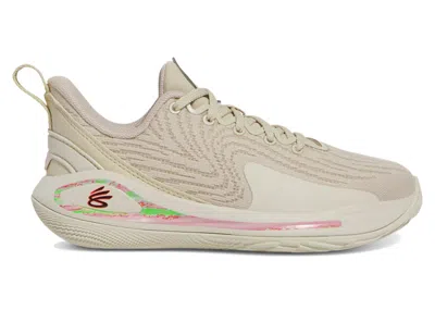 Pre-owned Under Armour Curry Flow 12 Strn Sneakers In Beige/white