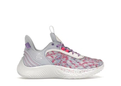 Pre-owned Under Armour Curry Flow 9 For The W Sneakers In Oxford Blue/vivid Lilac/white