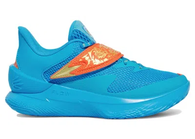 Pre-owned Under Armour Curry Fox 1 Happy Fox Day Sneakers In Capri/fire/metallic Gold