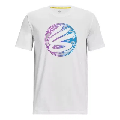 Under Armour Curry Gradient Heavyweight T-shirt 'white Multi'