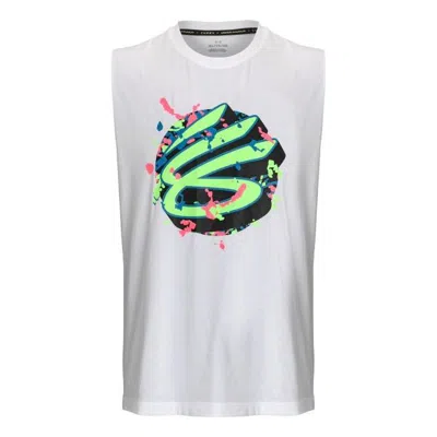 Under Armour Curry Graphic Tank Top 'white Multi'