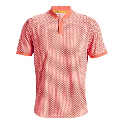 Under Armour Curry Greater Than Polo Shirt 'red Pink'