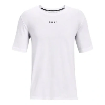Under Armour Curry Incubate Tee 'white' In Gray