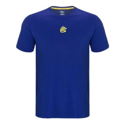 Under Armour Curry Logo T-shirt 'royal Blue'