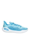 Under Armour Curry Man Sneakers Azure Size 12 Textile Fibers, Synthetisches Material In Blue