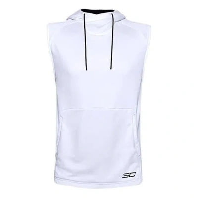 Under Armour Curry Sleeveless Hoodie 'white'