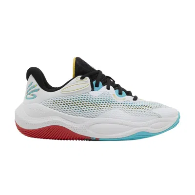 Pre-owned Under Armour Curry Splash 24 'white Belt Blue'