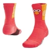 Under Armour Curry X Sesame Street Playmaker Crew Socks 'elmo' In Red