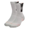 Under Armour Curry X Sour Patch Kids Playmaker Crew Socks 'grey' In Gray
