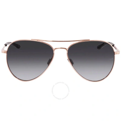 Under Armour Dark Grey Gradient Pilot Unisex Sunglasses Ua 0007/g/s 0000/9o 57 In Dark / Gold / Grey / Rose / Rose Gold