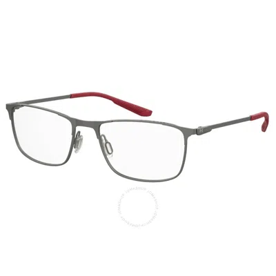 Under Armour Demo Rectangular Men's Eyeglasses Ua 5015/g 0r80 56 In Gray