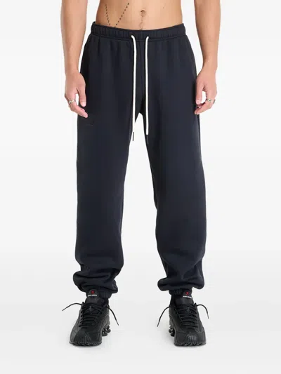 Under Armour Drawstring-cuffed Track Pants In Blue