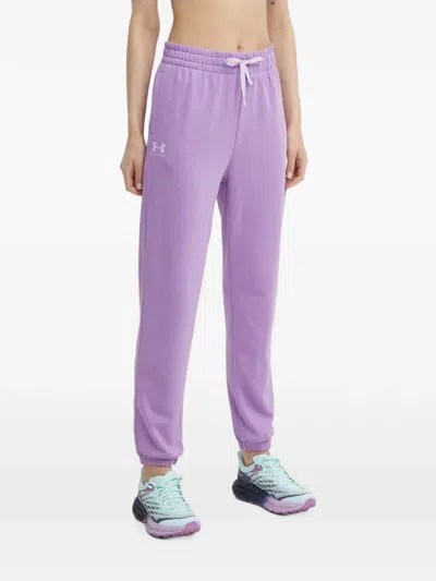 Under Armour Drawstring Logo Trousers In White