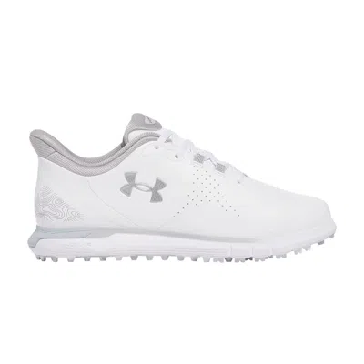 Pre-owned Under Armour Drive Fade Spikeless Golf 'white Metallic Silver'