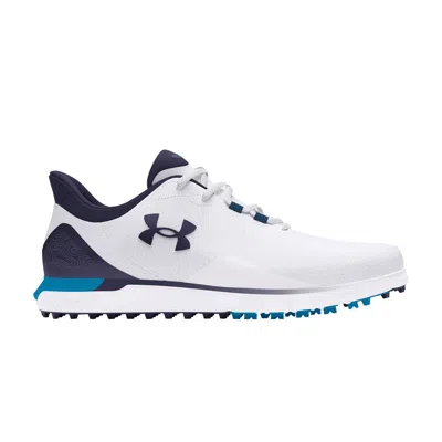 Pre-owned Under Armour Drive Fade Spikeless Golf 'white Midnight Navy'