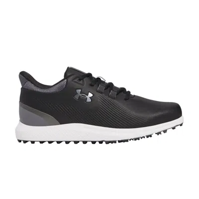 Pre-owned Under Armour Drive Medal Spikeless Wide 'black Castlerock' | Men's Size 11.5