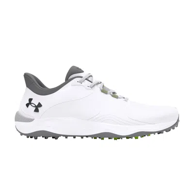 Pre-owned Under Armour Drive Pro Spikeless Golf 'white Metallic Gun Metal'