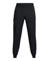 Under Armour Elastic Waist Casual Pants In Black