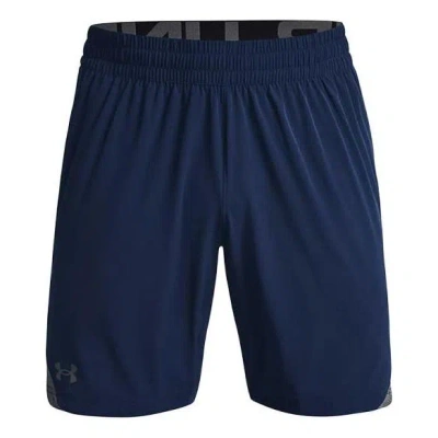 Under Armour Elevated Woven Sports Shorts 'navy' In Blue