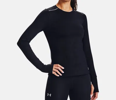 Under Armour Empowered Crew Long Sleeve Tee In Black