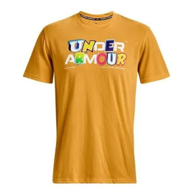 Under Armour Endorsed Heavyweight T-shirt 'yellow' In Brown