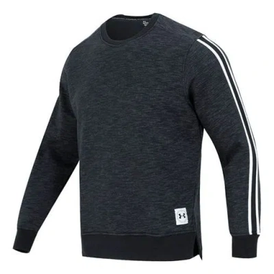 Under Armour Essential Fleece Heritage Crew Sweatshirt 'black'