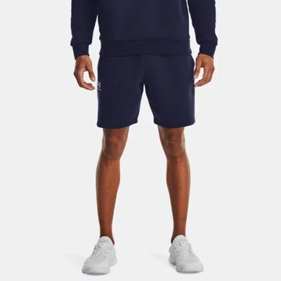 Under Armour Icon Fleece Sweat Shorts In Blue