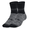 Under Armour Essential Hi Lo Socks 2-pack 'black' In Gray