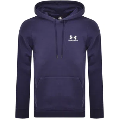 Under Armour Essential Hoodie Navy In Blue